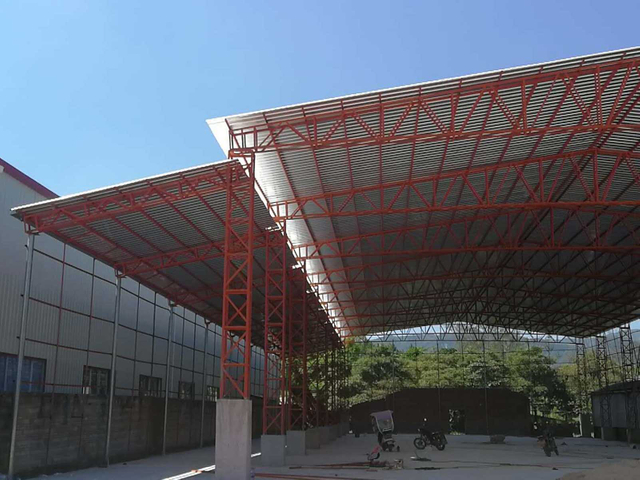 Steel purlins for factories